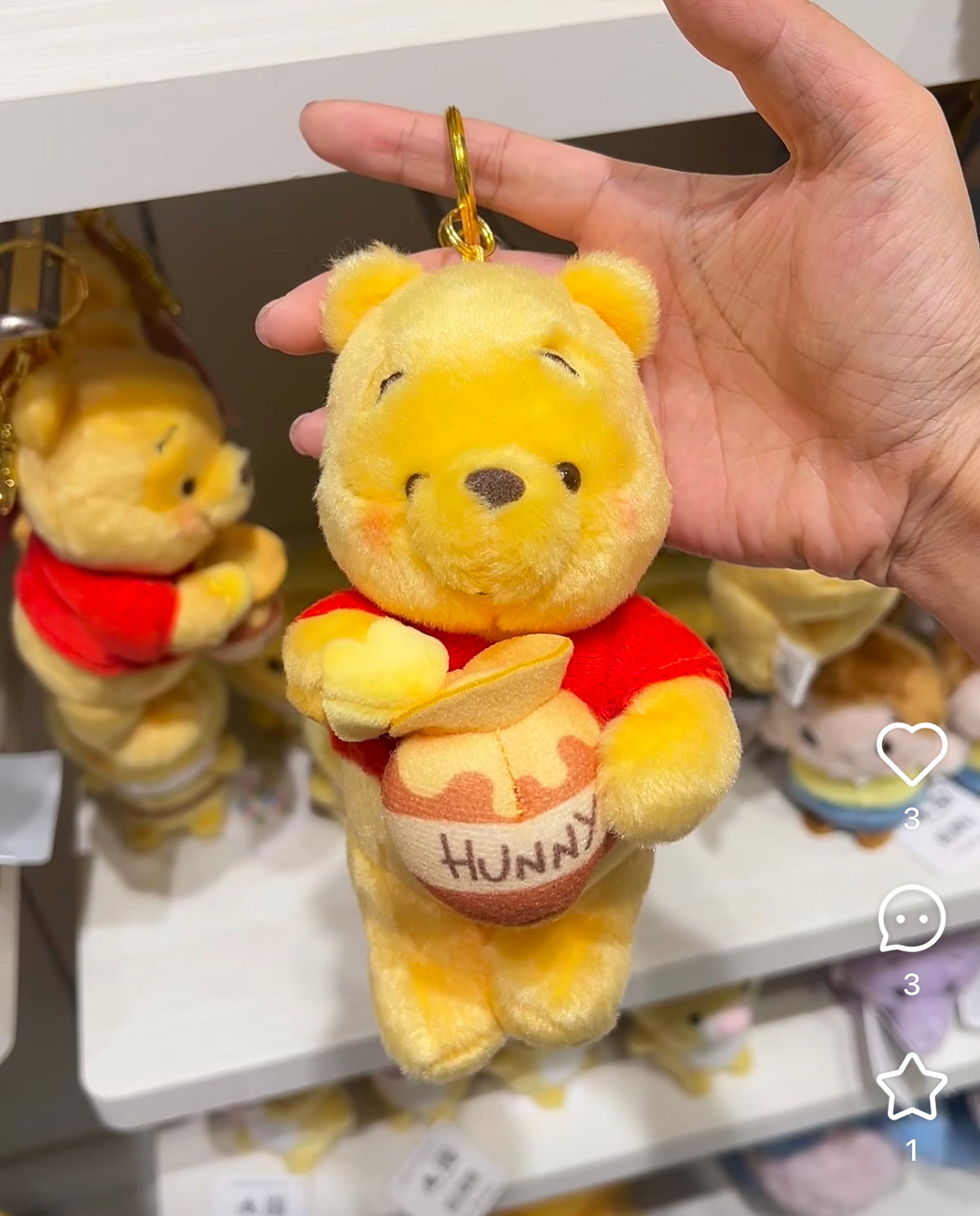 Disney｜HONEY DAY 2025 Mascot Holder /Plush Keychain｜H16×W12×D10cm approx.