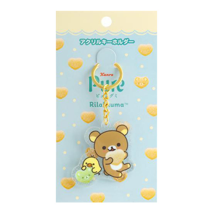 Rilakkuma｜Pure Gummy Acrylic Keychain/Keyring｜5.6cm x 5.9cm approx.