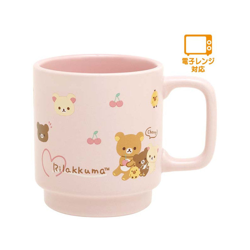Rilakkuma轻松熊｜马克杯/可做对杯/杯底有熊头｜约90 x 80 mm