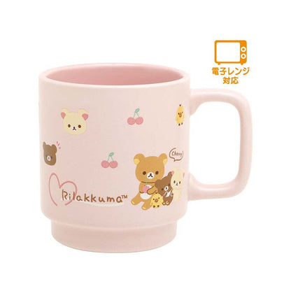 Rilakkuma轻松熊｜马克杯/可做对杯/杯底有熊头｜约90 x 80 mm