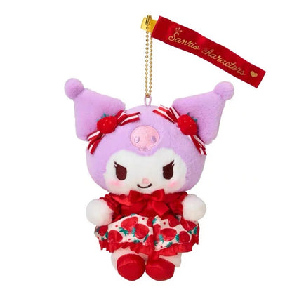 【limit 1】Sanrio｜Ichigo Shimbun 50th Anniversary Mascot Holder /Plush Keychain｜13×6×10.5cm approx.