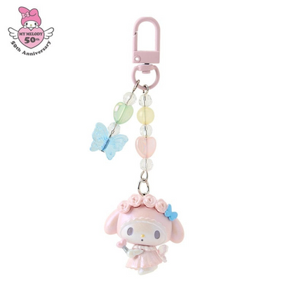 【limit 1/ entire series】Sanrio｜My Melody 50th Anniversary keychain/ Phone Charm｜W3.5 x D2 x H11 cm approx.