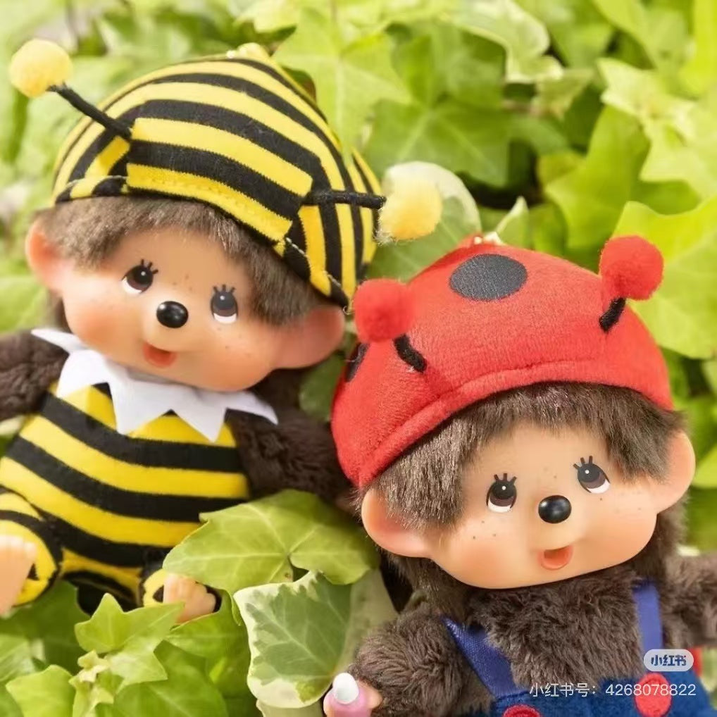 Monchhichi｜ Kao Deka  Mascot Holder /Plush Keychain｜H11 x W8 x D6cm approx.