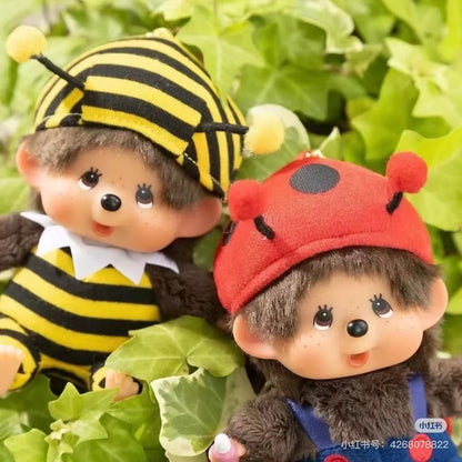 Monchhichi｜ Kao Deka  Mascot Holder /Plush Keychain｜H11 x W8 x D6cm approx.