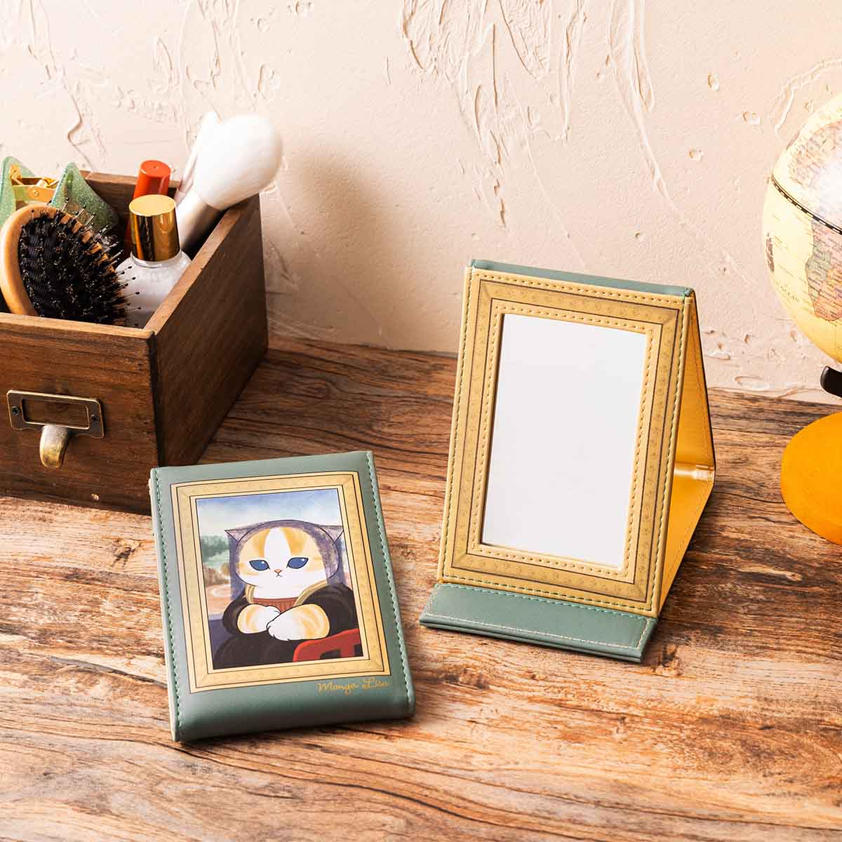 Mofusand｜mofumofu journey Foldable Stand Mirror｜150×105×15mm approx.