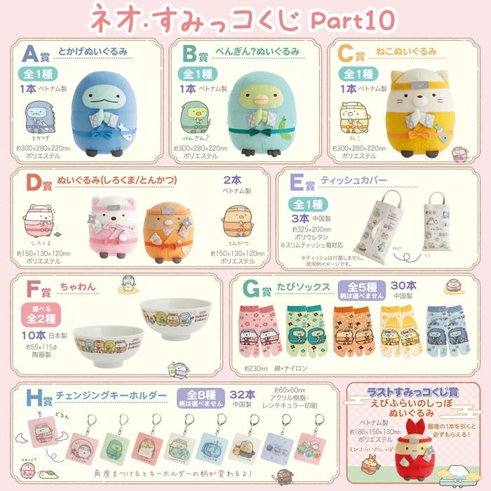 Sumikko gurashi｜Neo Sumikko Kuji Part 10 ichiban kuji