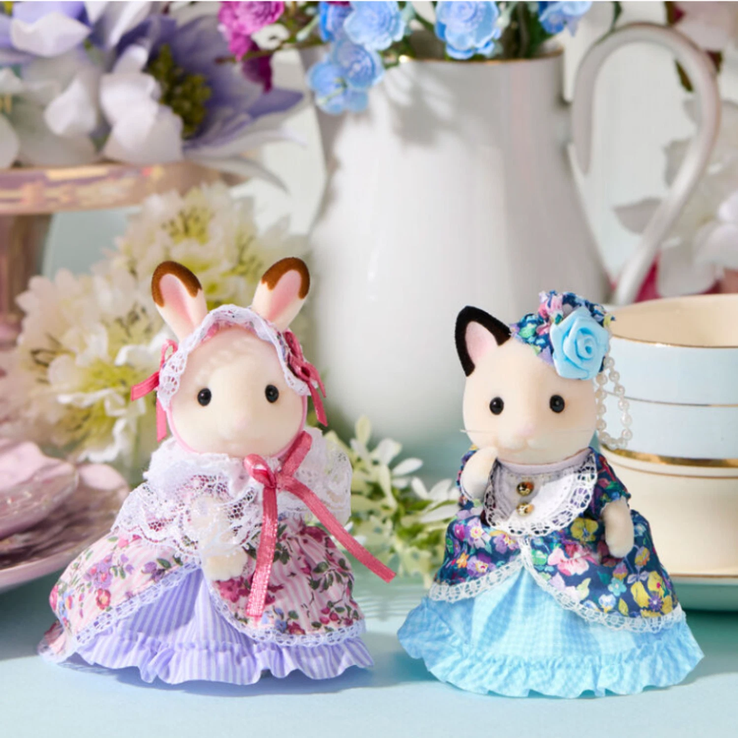 【limit 1】SylvanianFamilies｜Liberty Print Floral Garden Pair Set