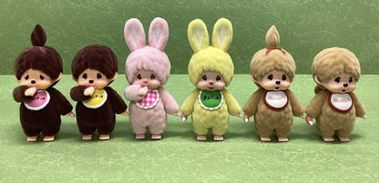 【limit 2】Monchhichi｜Flocked Mascot 4 mystery bag/blind box/All 6 types｜1pcs