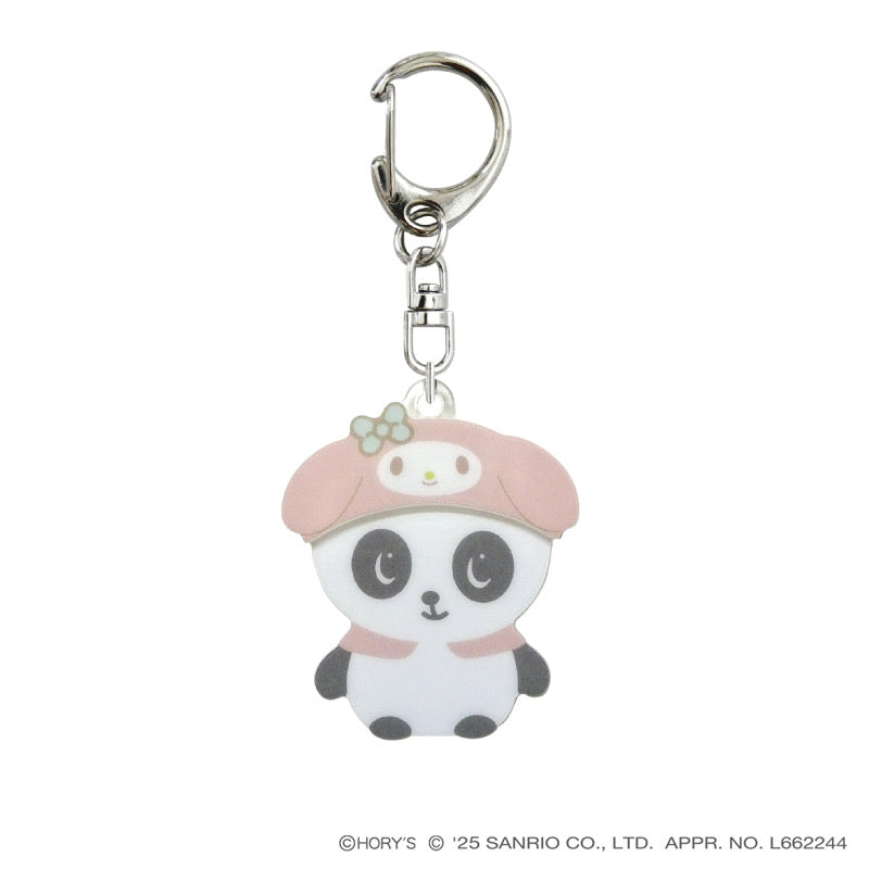 Sanrio｜Panshell Characters Acrylic Keychain/Keyring｜57 x 155 x 7 mm approx.