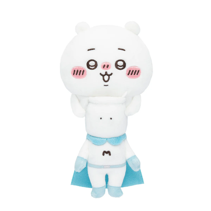 chiikawa｜Hook-and-loop Watching from Your Desktop Plush Dolls/Plush Toy｜120×90×75mm approx.