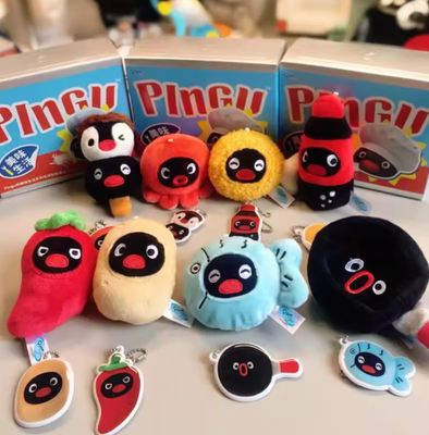 Pingu｜Delicious Life Series Plush Magnetic mystery bag/blind box/All 8 types｜1 box a pair