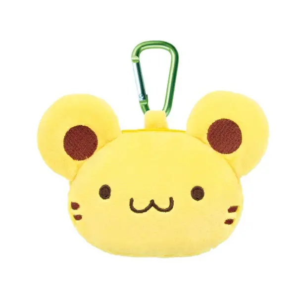 Sanrio｜Pompompurin 30th Anniversary POP UP Sweets Party Pouch with Carabiner｜H80 x W105 x D50 mm approx.