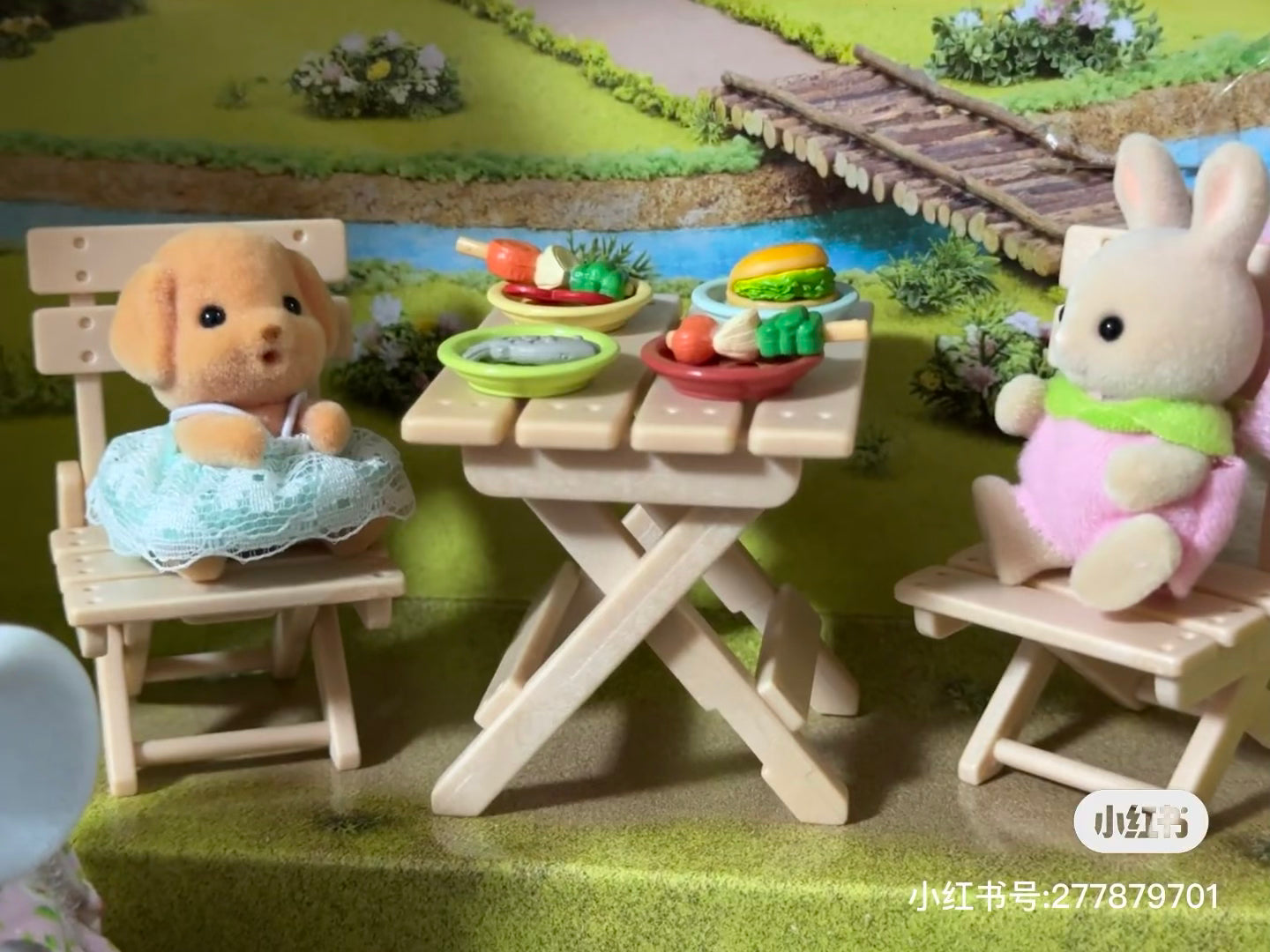 SylvanianFamilies｜Elephant Girl BBQ Picnic Set 5640