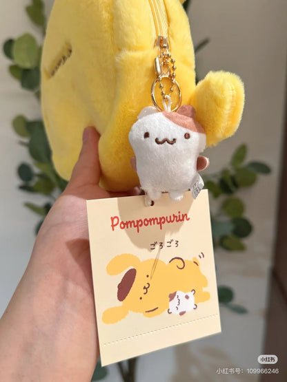 Sanrio｜Pom Pom Purin pouch｜ W23 x D4 x H13cm approx.