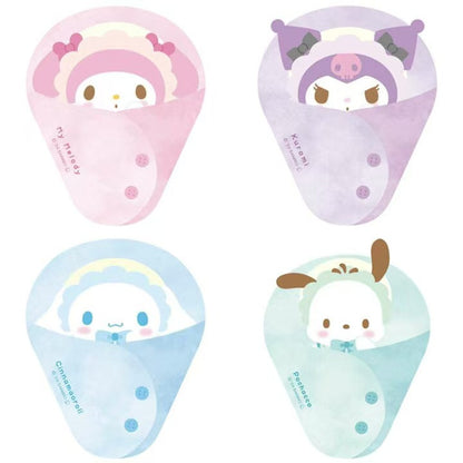 Sanrio｜Baby Swaddles Okurumi Die-cut Memo｜140×140mm approx.