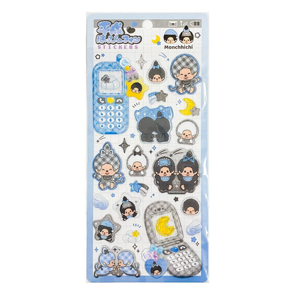 Monchhichi｜Heisei Happy Phone Sticker｜ 200x90x1mm approx.