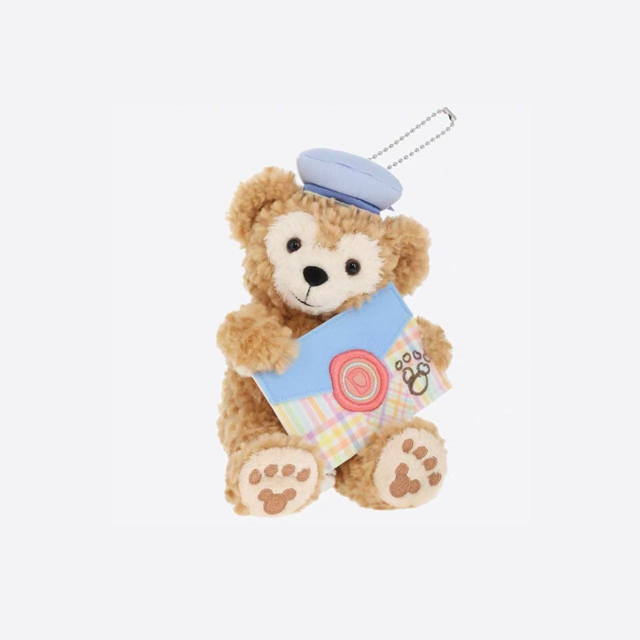 Disney｜Duffy and Friends Heartfelt Letters of Friendship Shoulder Clip Plush Keychain Bag Charm
