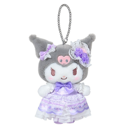 Sanrio｜Fairy Tale Party Frills Lace Dress Mascot Holder /Plush Keychain｜80×30×15mm approx.