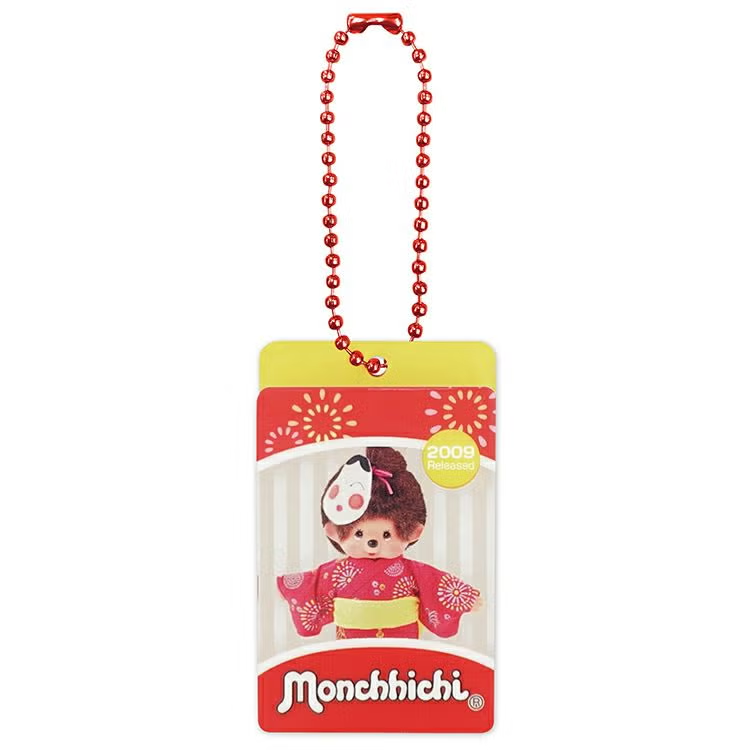 Monchhichi｜Acrylic Museum Keychain/Keyring｜ H5.9 x W3.6 x D1.2cm approx.