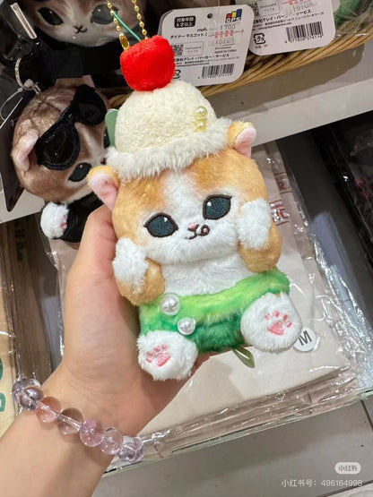 Mofusand｜Diner Cream Soda Cat Mascot Holder /Plush Keychain｜150×80×80mm approx.