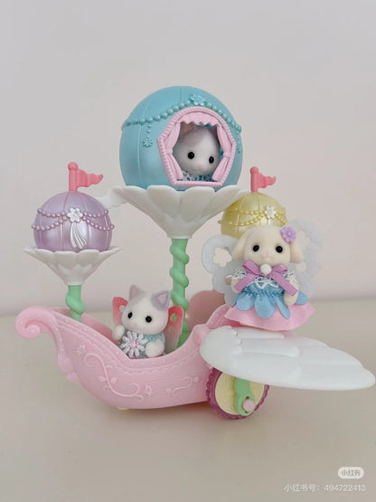 SylvanianFamilies｜Latte Cat Floral Fantasy Skyship 5827