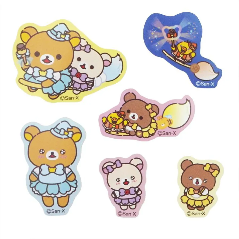 Rilakkuma｜McMcMc Miracle Wonderland flake stickers｜24 piece