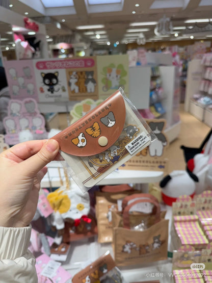 Sanrio｜Cat Club Sticker &amp; Case Set｜10.9 x 8.2 x 1cm approx.