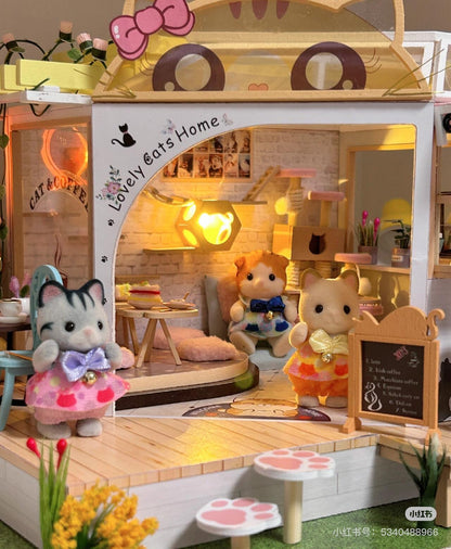 【limit 1】SylvanianFamilies｜Baby Cat Set 5 Babies Doll Epoch Calico Critters