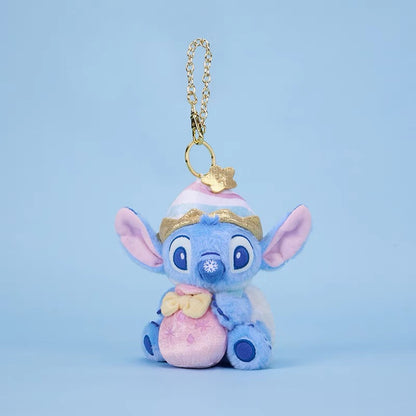 Disney SH｜冬日限定Stitch史迪奇雪人系列抱礼物袋毛绒玩偶挂件/包挂