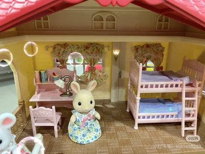 SylvanianFamilies森贝儿家族｜Country Home Furniture Set-Chocolate Rabbit巧克力兔家庭烹饪家具套组/玩具/过家家2166