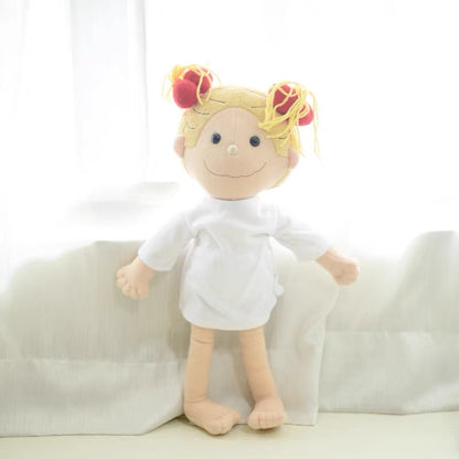 Greeting Life｜Coco-chan Large Plush Toy with Heart Embroidery｜290 x 190 mm approx.