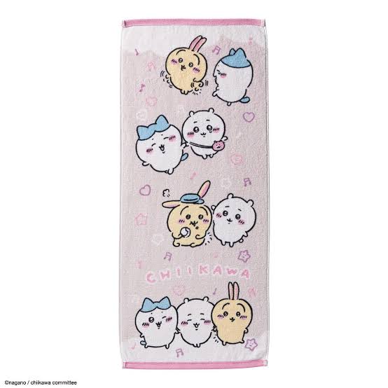 Chiikawa｜吸水速干材质角色毛巾｜約W34×H80cm