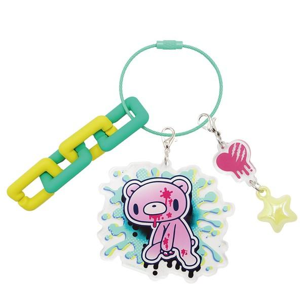 Gloomy Bear｜Wire Key Ring Charm Keychain｜14.7×12.7cm approx.