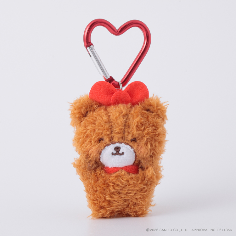 Sanrio｜Cheek Squeeze Mini Mascot Holder /Plush Keychain｜H75mm approx.