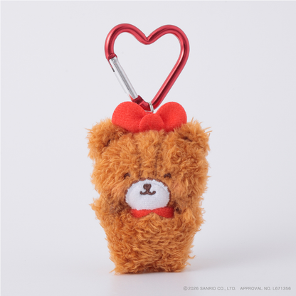 Sanrio｜Cheek Squeeze Mini Mascot Holder /Plush Keychain｜H75mm approx.