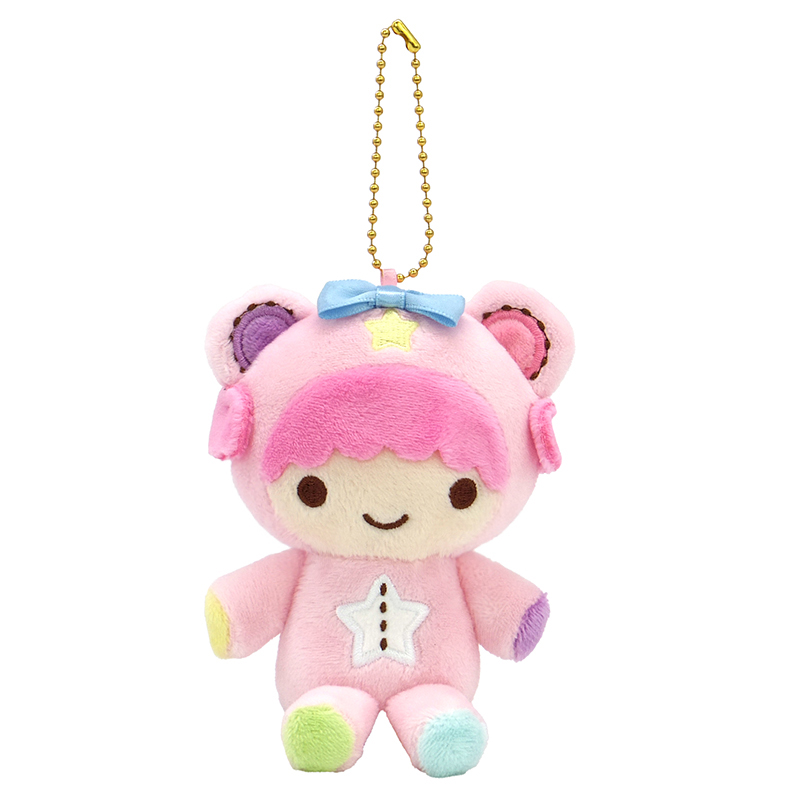 Sanrio｜Little Twin Stars Collection Puff Bear Mascot Holder /Plush Keychain｜9×5.5×12cm approx.