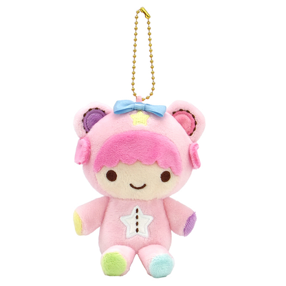 Sanrio｜Little Twin Stars Collection Puff Bear Mascot Holder /Plush Keychain｜9×5.5×12cm approx.