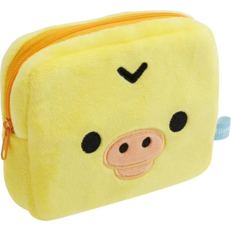 Rilakkuma｜Face Plush Cosmetic Pouch｜115×145×30mm approx.