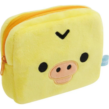 Rilakkuma｜Face Plush Cosmetic Pouch｜115×145×30mm approx.