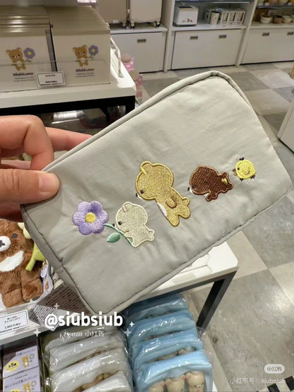 Rilakkuma｜Basic Rilakkuma Flower Pouch ｜100×160×80mm approx.