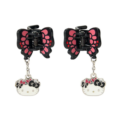 Sanrio｜Butterfly Swaying Charm Mini Hair Clip Set｜3×2.5×2.5cm approx.