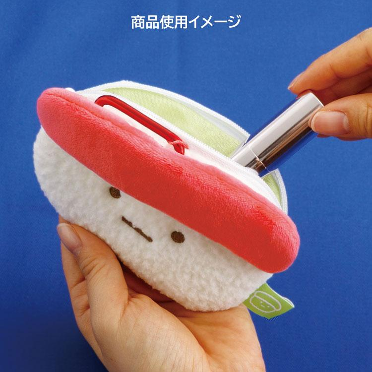Sumikko gurashi｜Anytime Sushi Plush Pouch｜80 x 130 x 20mm approx.