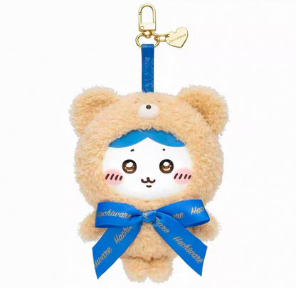 【not blind box style】chiikawa｜Kiramekko Teddy Bear Mascot Holder /Plush Keychain｜H140×W115×D75mm approx