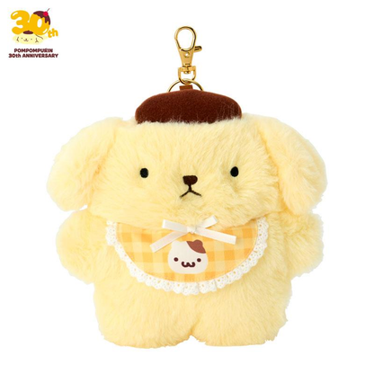 【limit 1】Sanrio｜Pompompurin 3Oth ANNIVERSARY Ano Koro no Pompompurin Reel Plush pass case｜W17 x D6 x H16cm approx.