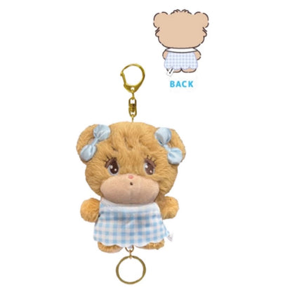 mikko illustrations｜Mascot Holder /Plush Keychain｜ H155xW130xD65mm approx.