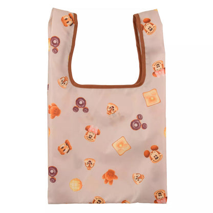 Disney迪士尼｜Mickey’s Bakery米奇烘焙系列可折叠购物袋钥匙扣挂件/复古牛皮纸袋｜购物袋約縦29×横29×厚み0.5(cm)