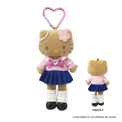 HelloKitty｜Style Up Mascot Holder /Plush Keychain｜H14.7 × W7.0 × D4.2 cm approx.