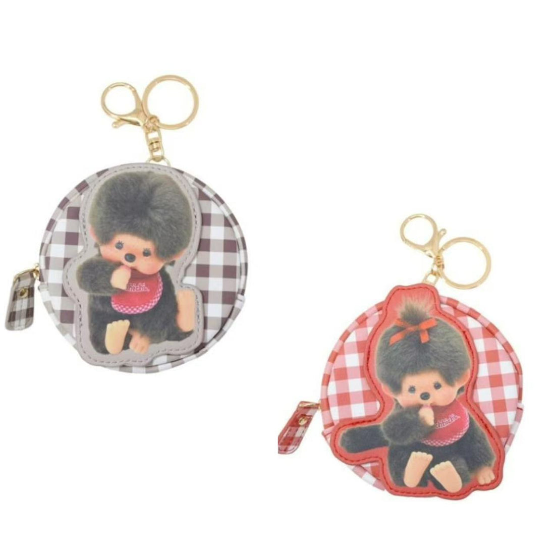 Monchhichi｜Cinema Collection Mini Die-Cut Coin Case /Pouch｜90 x 38 mm approx.