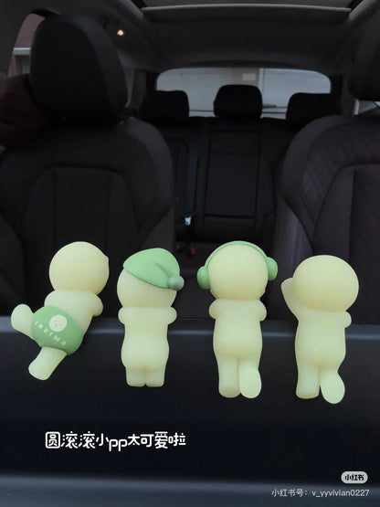 SMISKI ｜Glow Mini Figure - Hippers mystery bag/blind box/All 6 types｜1pcs