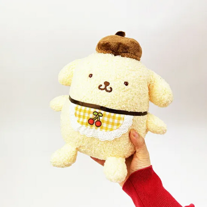 Sanrio｜Cherry Check Pom Pom Purin Plush Dolls/Plush Toy｜20.0 x 21.0 x 23.0cm approx.